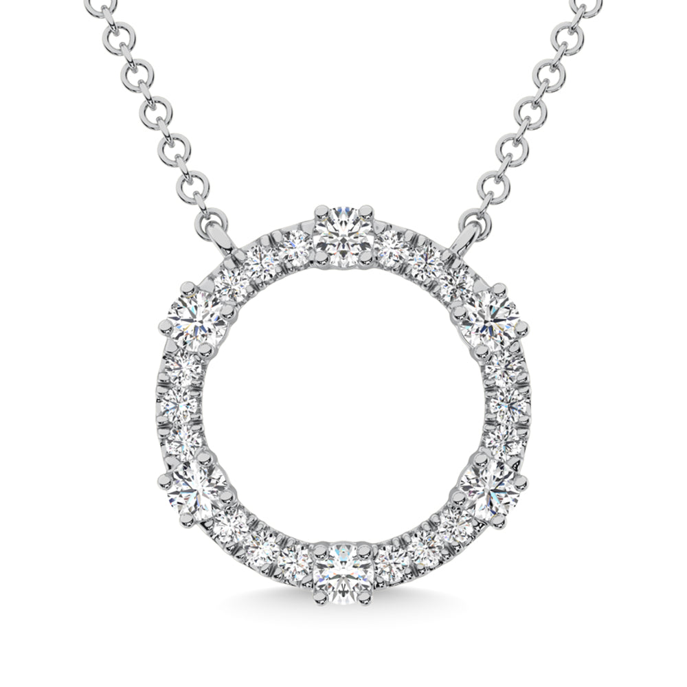 1/2 ct. 14K White Gold Diamond Fashion Necklace