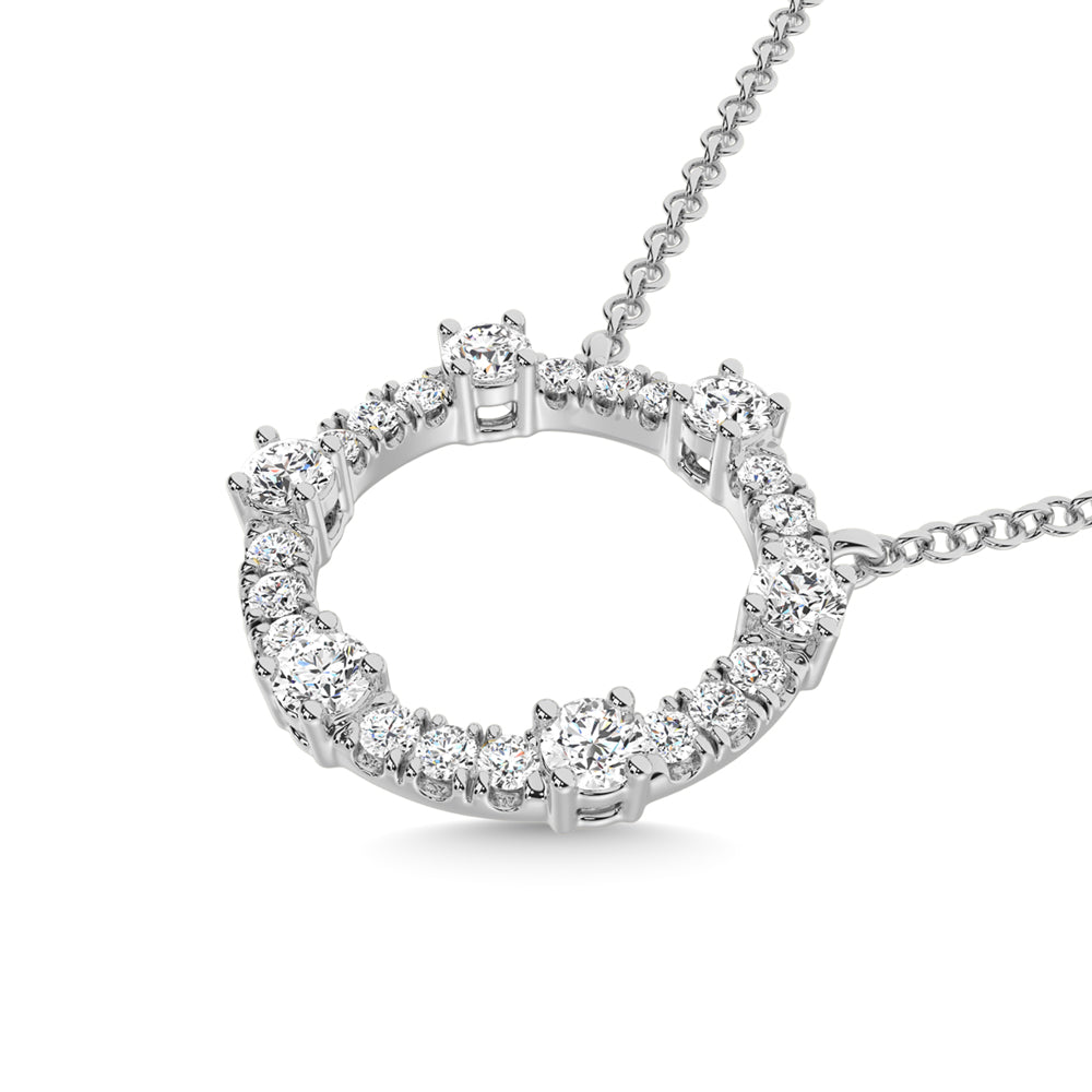 1/2 ct. 14K White Gold Diamond Fashion Necklace