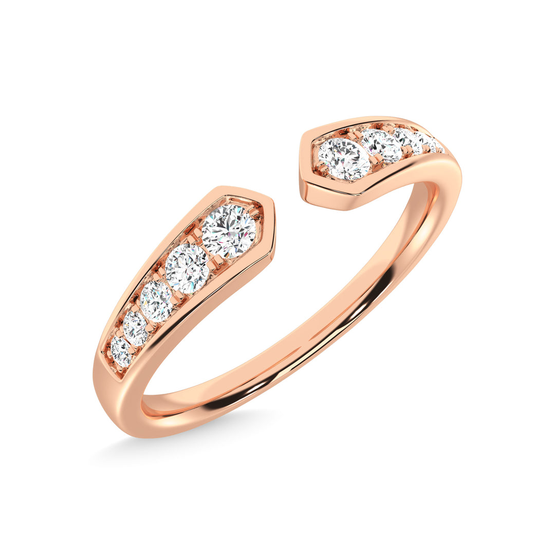 1/5 Ct. Tw. Diamond Stackable Band in 10K Rose Gold