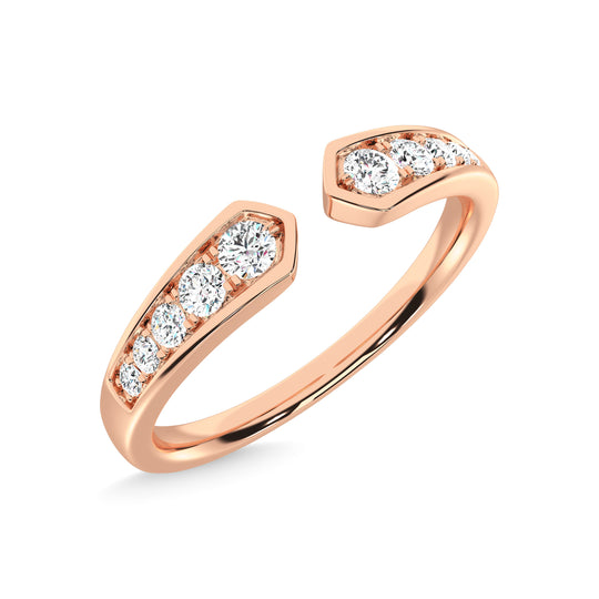 1/5 Ct. Tw. Diamond Stackable Band in 10K Rose Gold