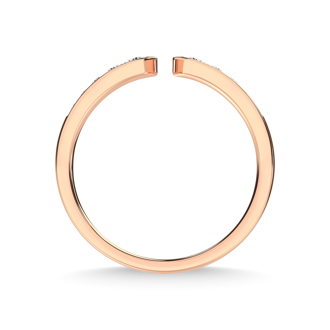 1/5 Ct. Tw. Diamond Stackable Band in 10K Rose Gold
