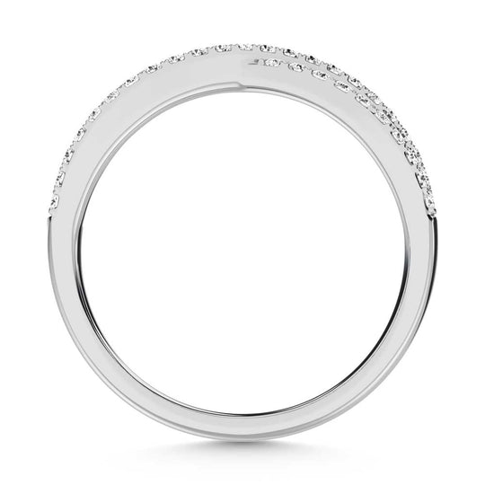 1/2 ct. total 14K white gold diamond fashion band
