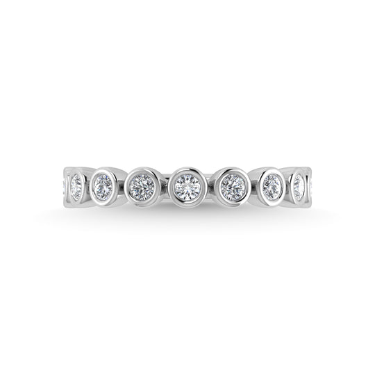 1/2 ct. 14K White Gold Diamond Stackable Band