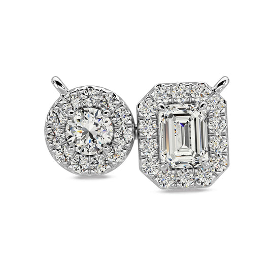 14K white gold fashion necklace with 1/2 ct.tw diamonds