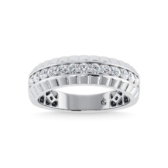 Men's 1/2 ct. Diamond Band in 14k White Gold
