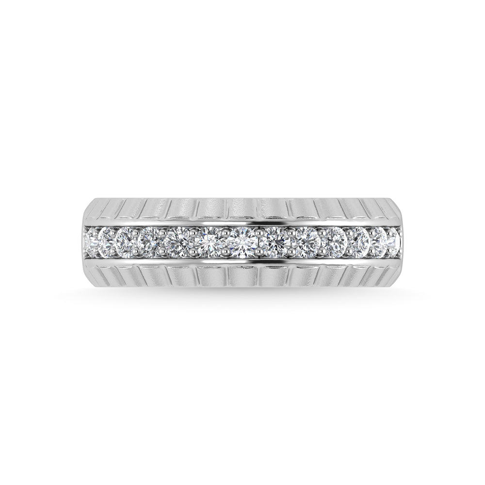 Men's 1/2 ct. Diamond Band in 14k White Gold