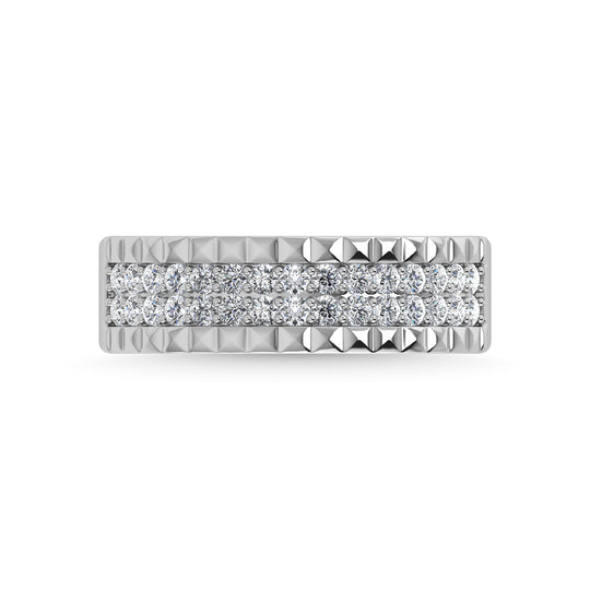 Men's 1/2 ct. Diamond Band in 14k White Gold
