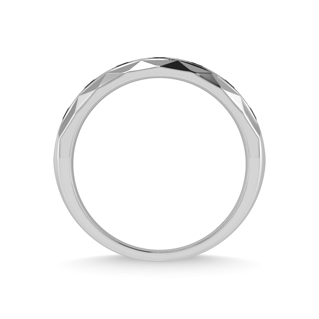 1/2 ct. 14K White Gold Diamond Men's Machine Band