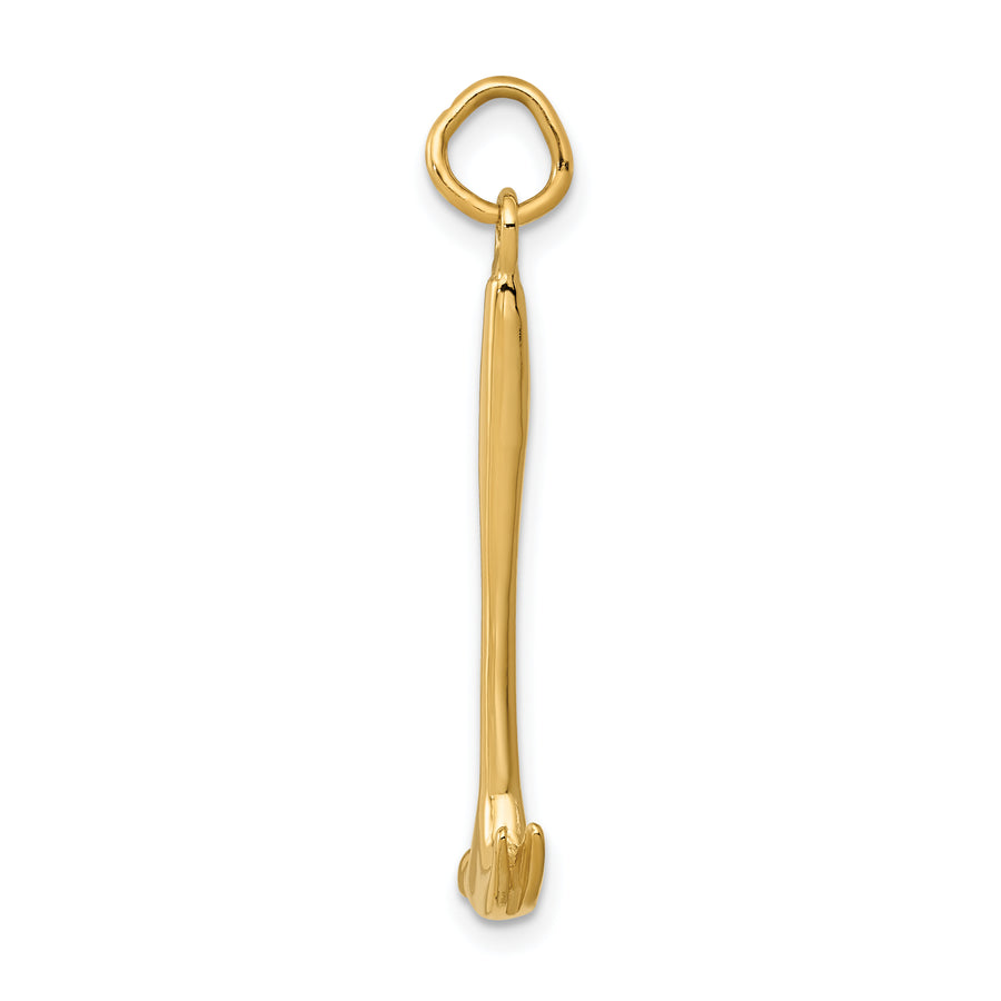 Dije 3D Martillo en Oro de 14k