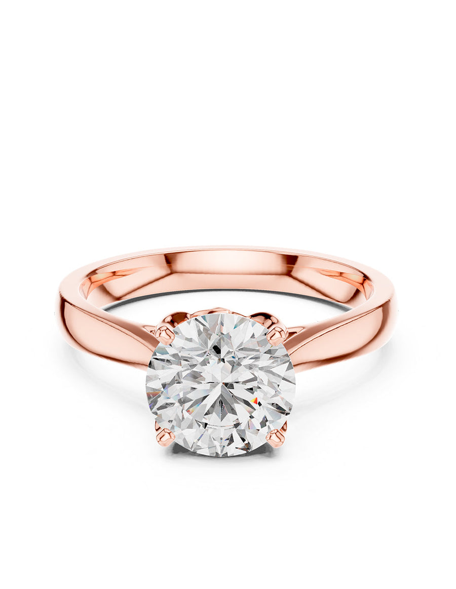 Anillo de Compromiso - solitario - AMORE1-RD-CZ