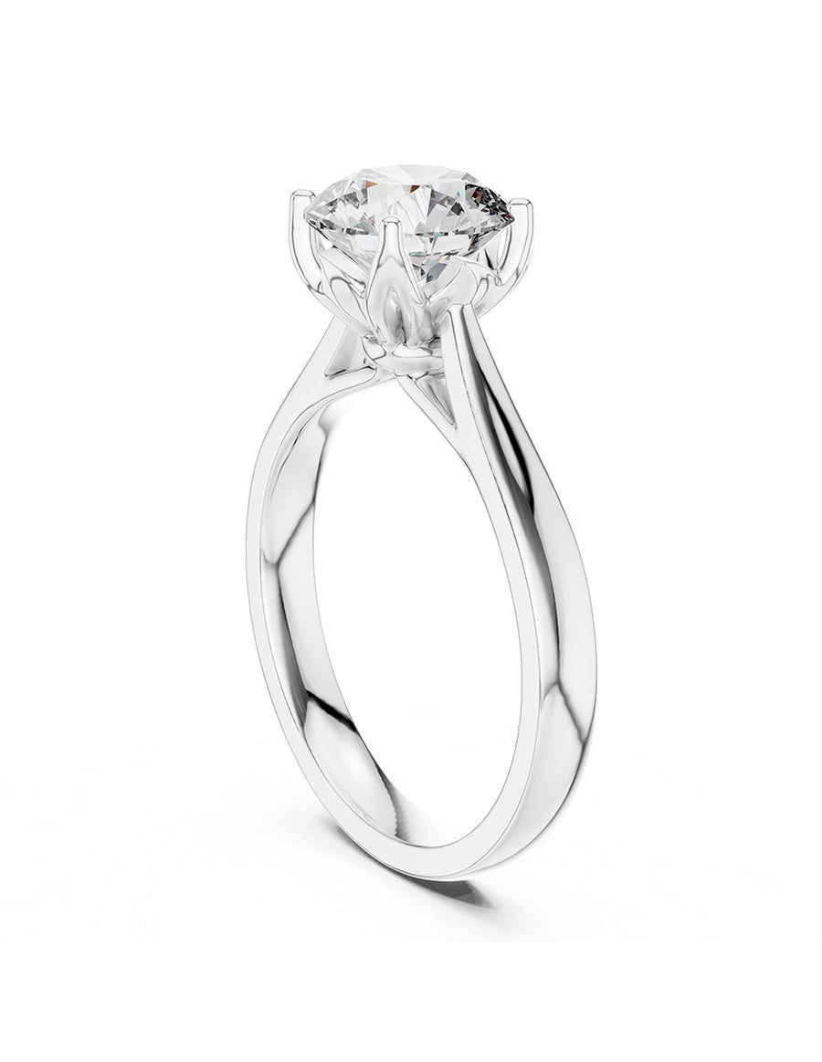 Anillo de Compromiso - solitario - AMORE1-RD-CZ