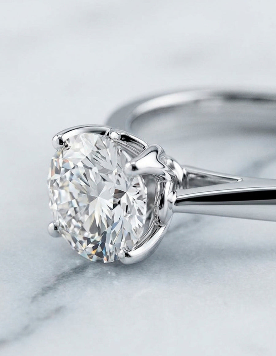 Anillo de Compromiso - solitario - AMORE1-RD-CZ