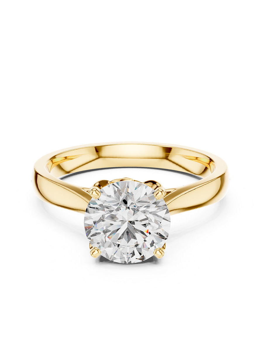 Anillo de Compromiso - solitario - AMORE1-RD-CZ