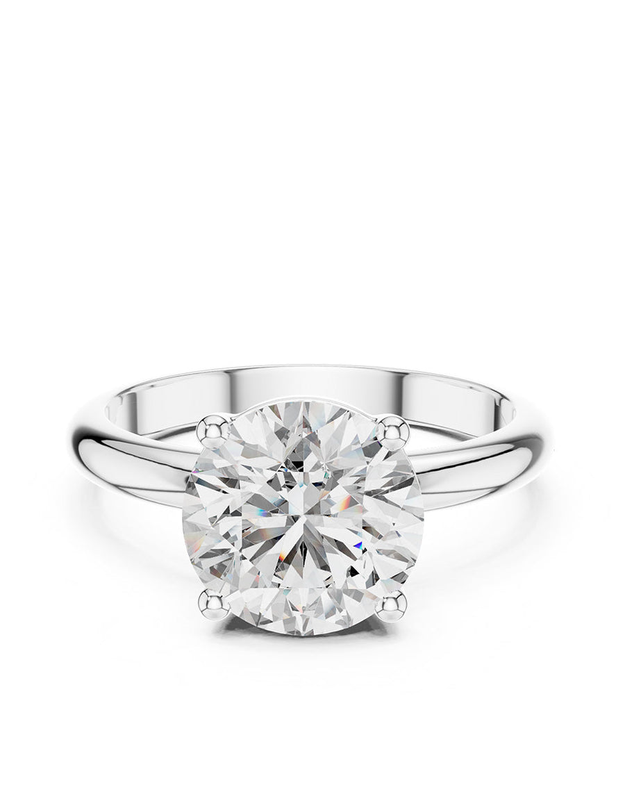 Anillo de Compromiso - solitario - AMORE10-RD-CZ