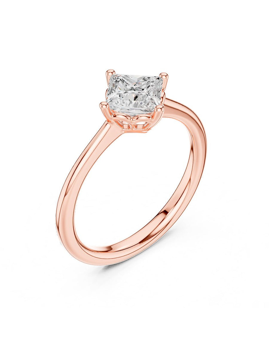 Anillo de Compromiso - solitario - AMORE100-PR-CZ