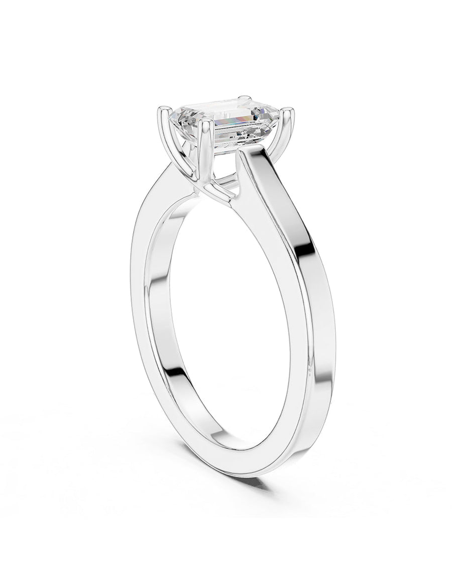 Anillo de Compromiso - solitario - AMORE104-EM-CZ