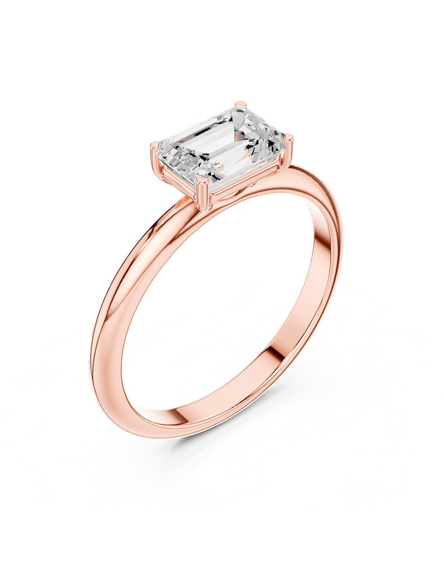 Anillo de Compromiso - solitario - AMORE106-EM-CZ
