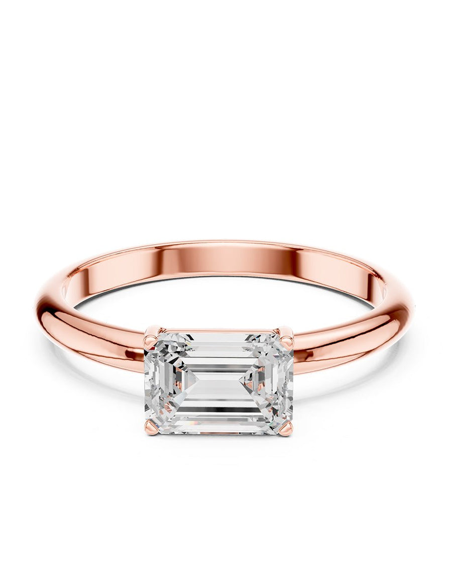 Anillo de Compromiso - solitario - AMORE106-EM-CZ