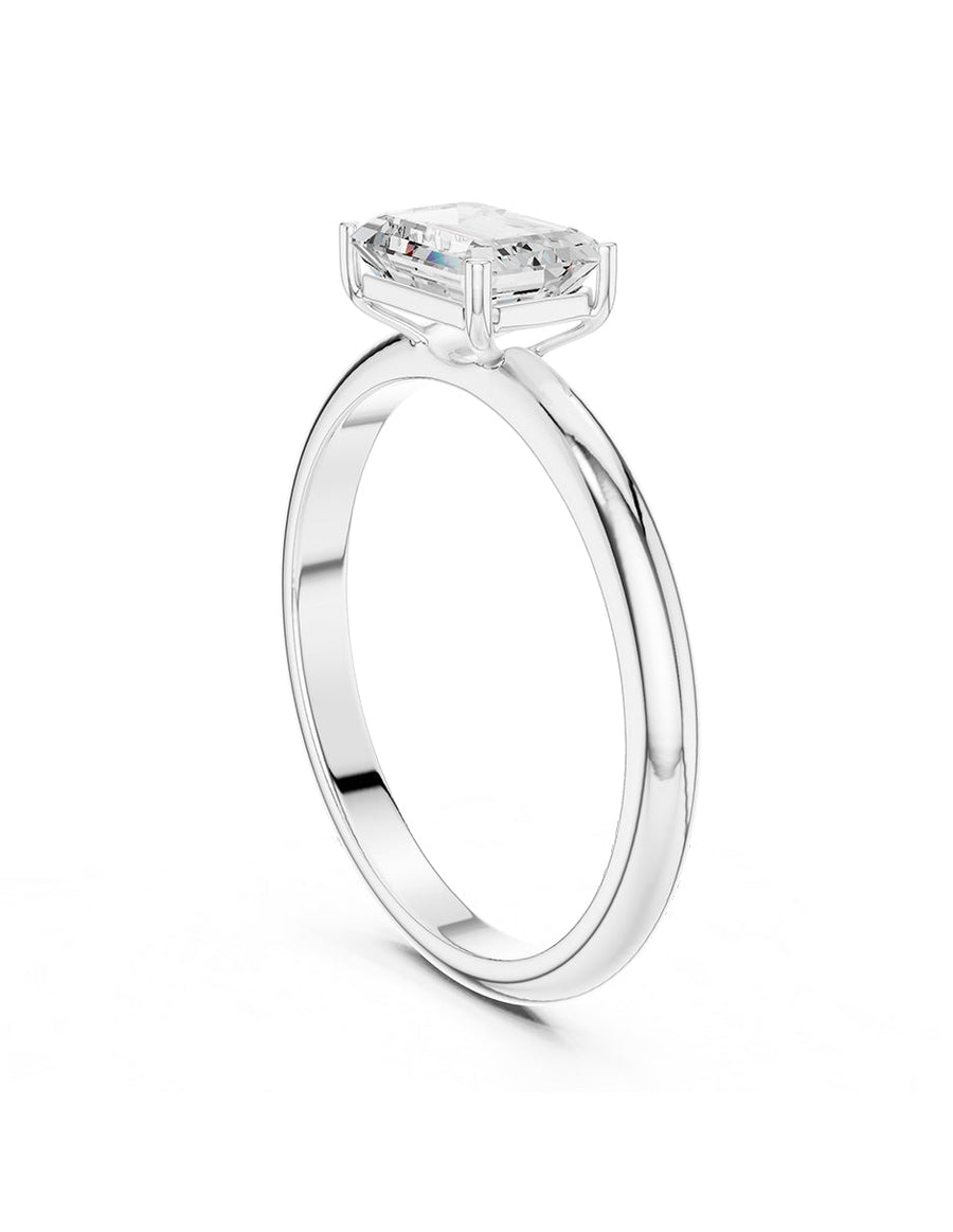 Anillo de Compromiso - solitario - AMORE106-EM-CZ