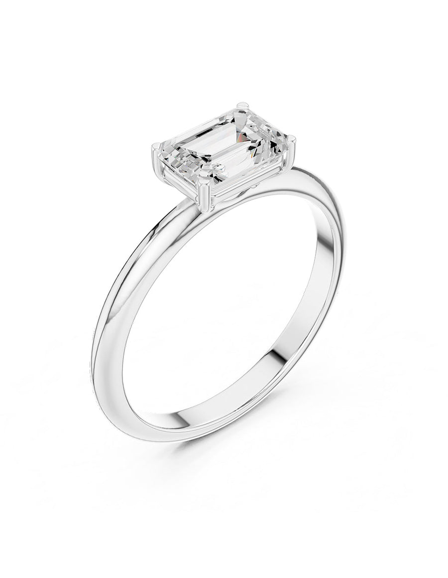Anillo de Compromiso - solitario - AMORE106-EM-CZ