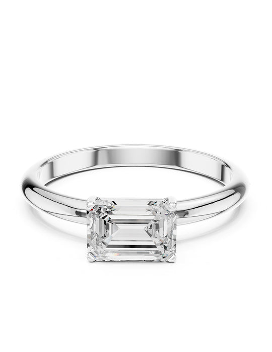 Anillo de compromiso - tres piedras - AMORE545-RD-LG