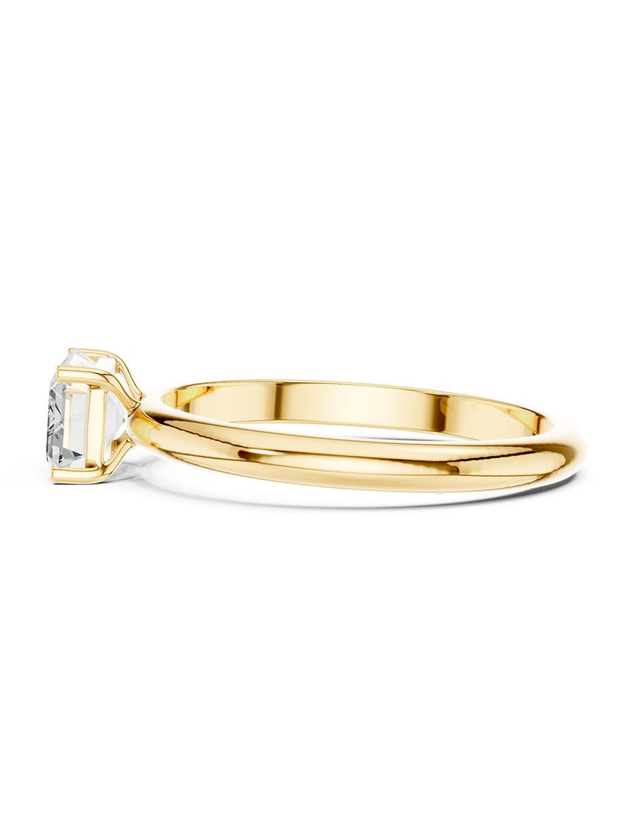 Anillo de Compromiso - solitario - AMORE106-EM-CZ