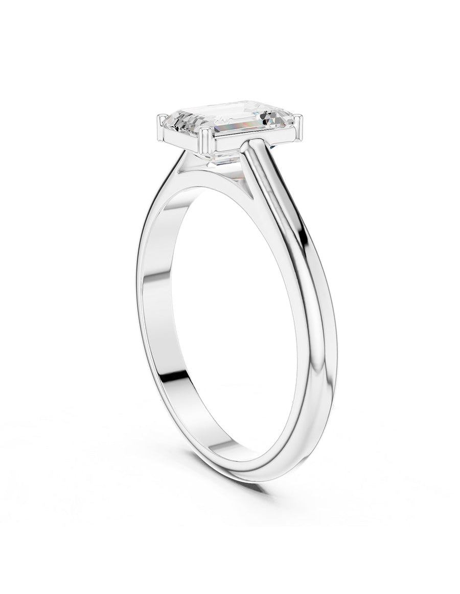 Anillo de Compromiso - solitario - AMORE107-EM-CZ