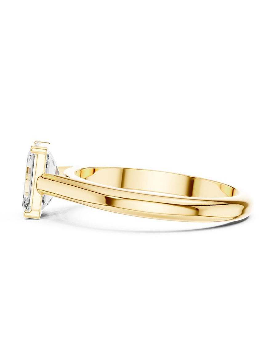 Anillo de Compromiso - solitario - AMORE107-EM-CZ