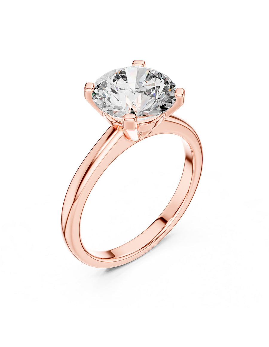 Anillo de Compromiso - solitario - AMORE11-RD-CZ