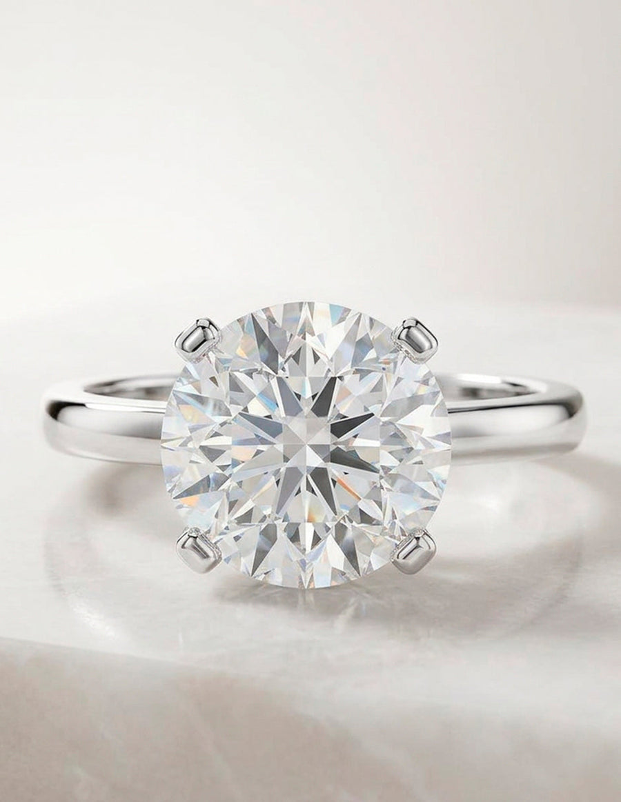 Anillo de Compromiso - solitario - AMORE11-RD-CZ