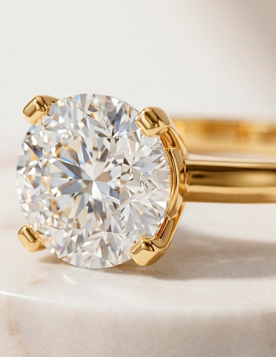 Anillo de Compromiso - solitario - AMORE11-RD-CZ