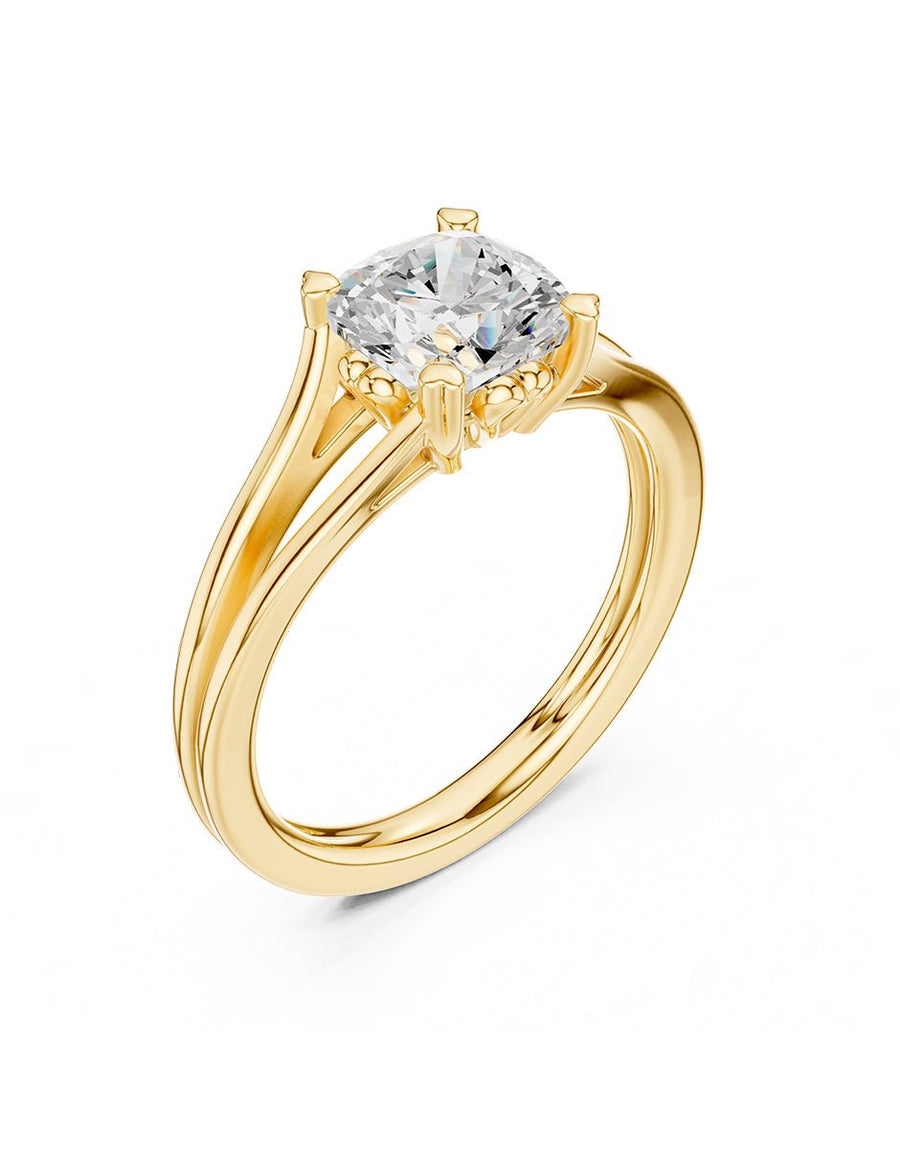 Anillo de Compromiso - solitario - AMORE111-CU-CZ