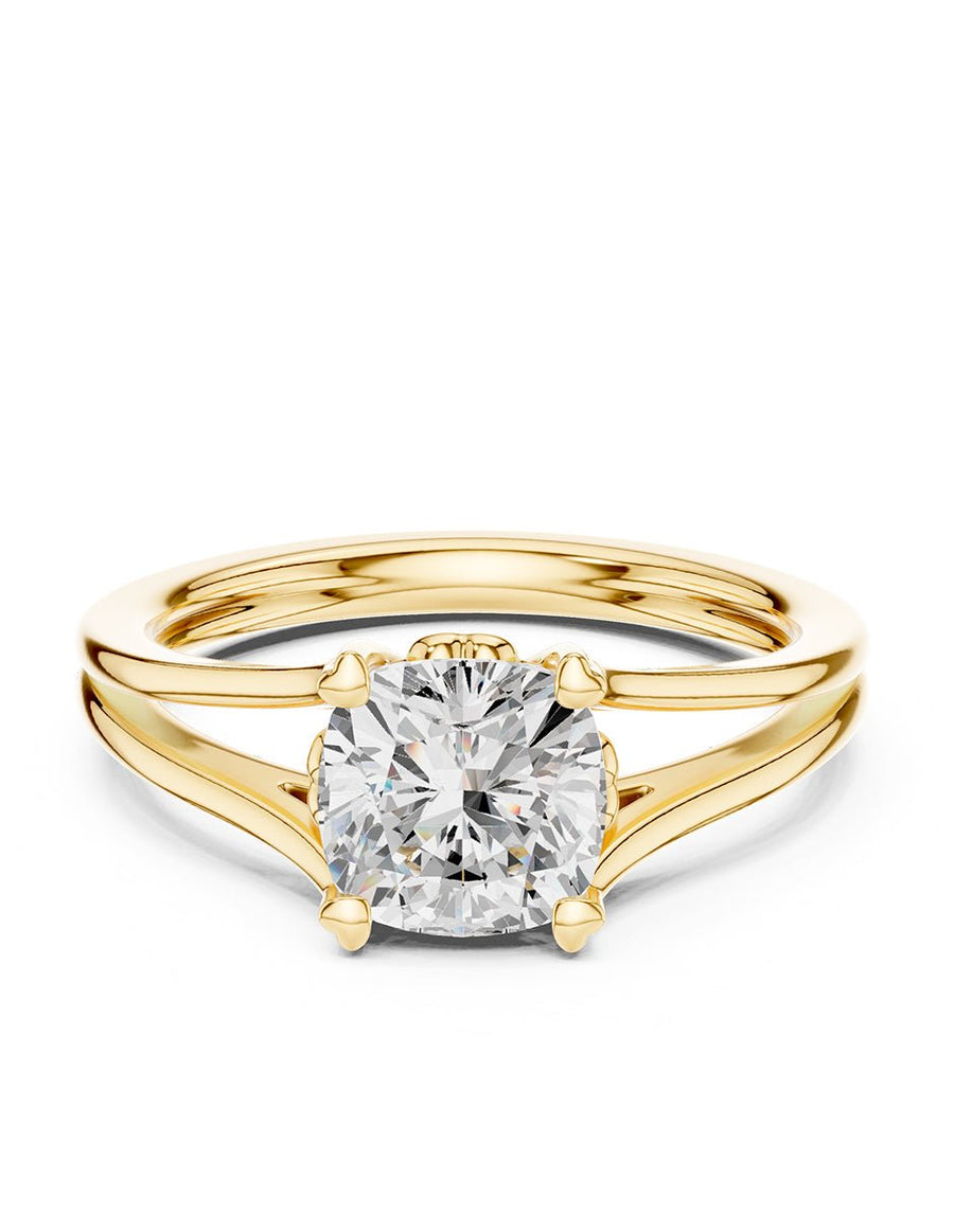 Anillo de Compromiso - solitario - AMORE111-CU-CZ