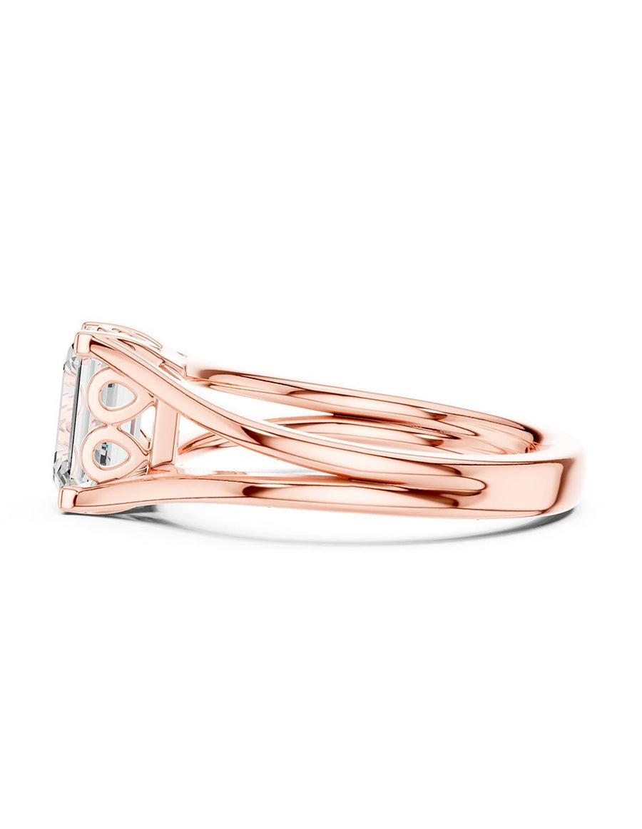 Anillo de Compromiso - solitario - AMORE112-EM-CZ