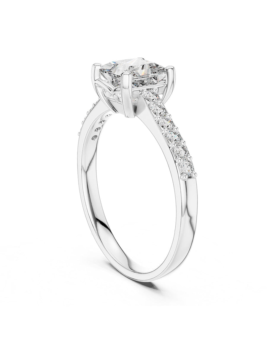 Montura para personalizar - piedras Laterales - AMORE115-PR
