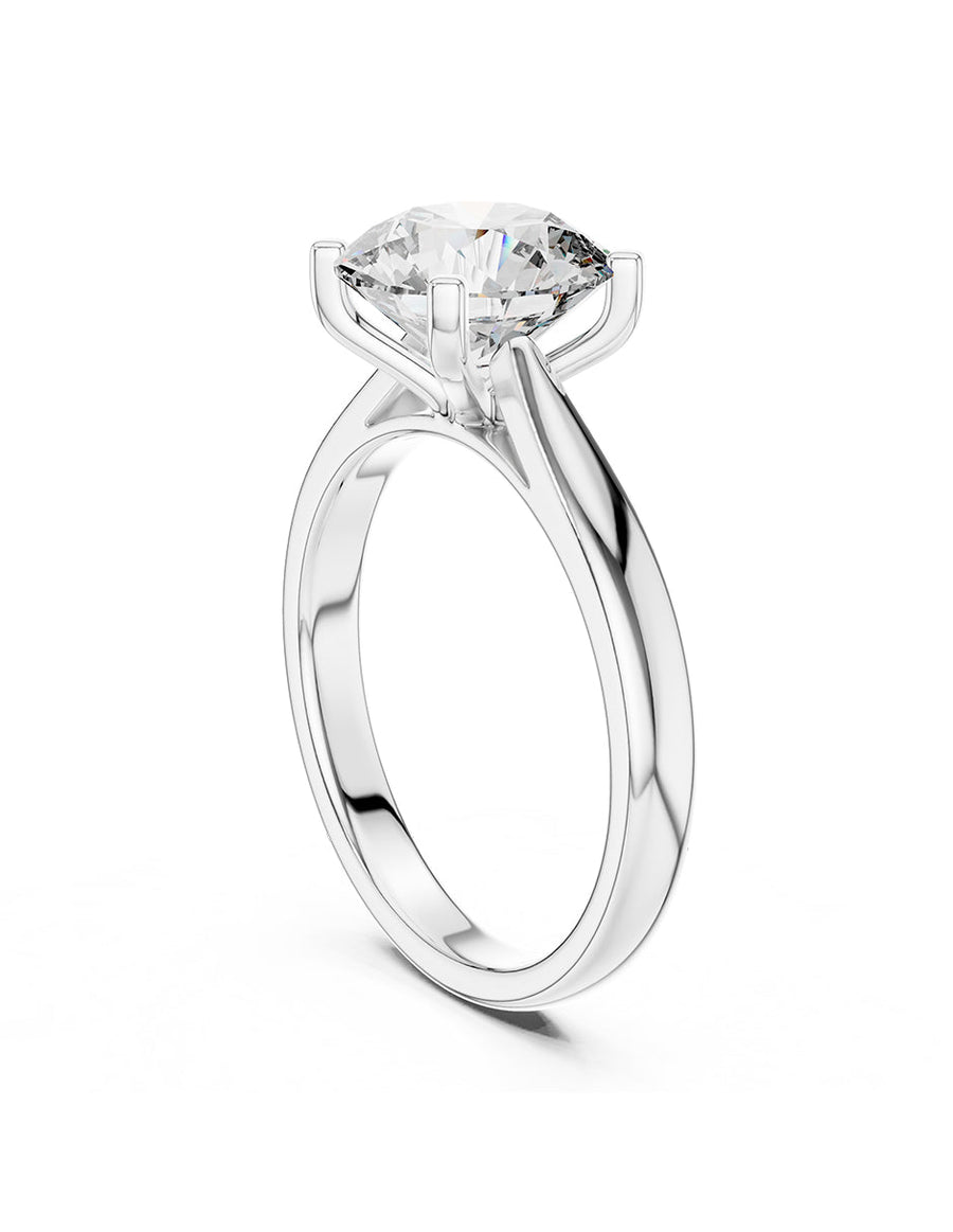 Anillo de Compromiso - solitario - AMORE13-RD-CZ