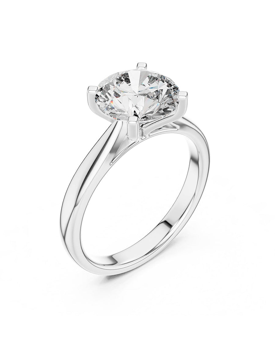 Anillo de Compromiso - solitario - AMORE13-RD-CZ
