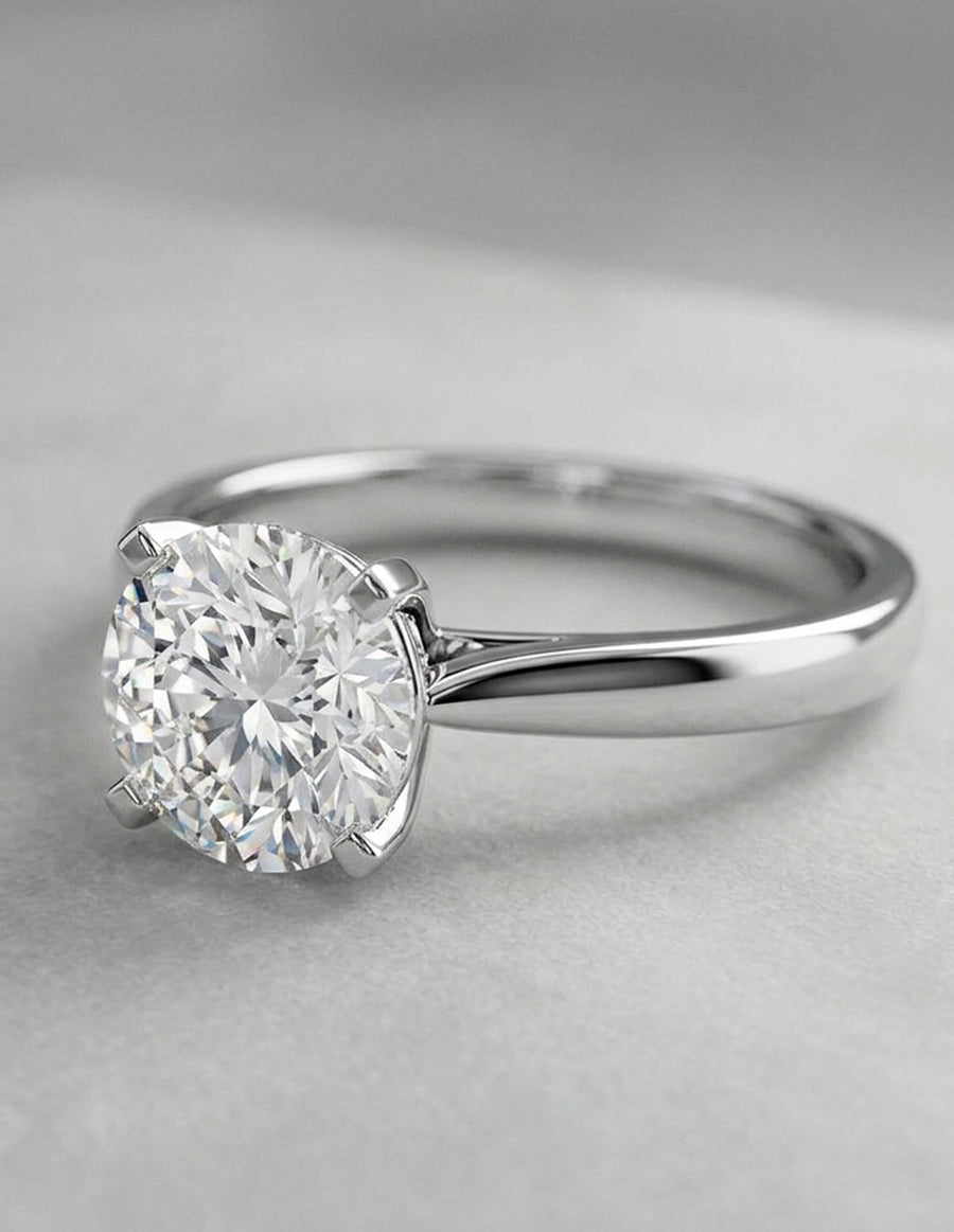 Anillo de Compromiso - solitario - AMORE13-RD-CZ