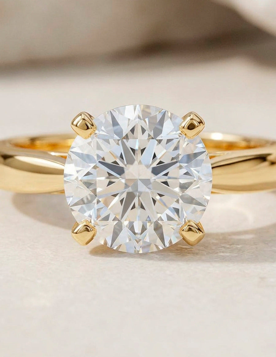 Anillo de Compromiso - solitario - AMORE13-RD-CZ