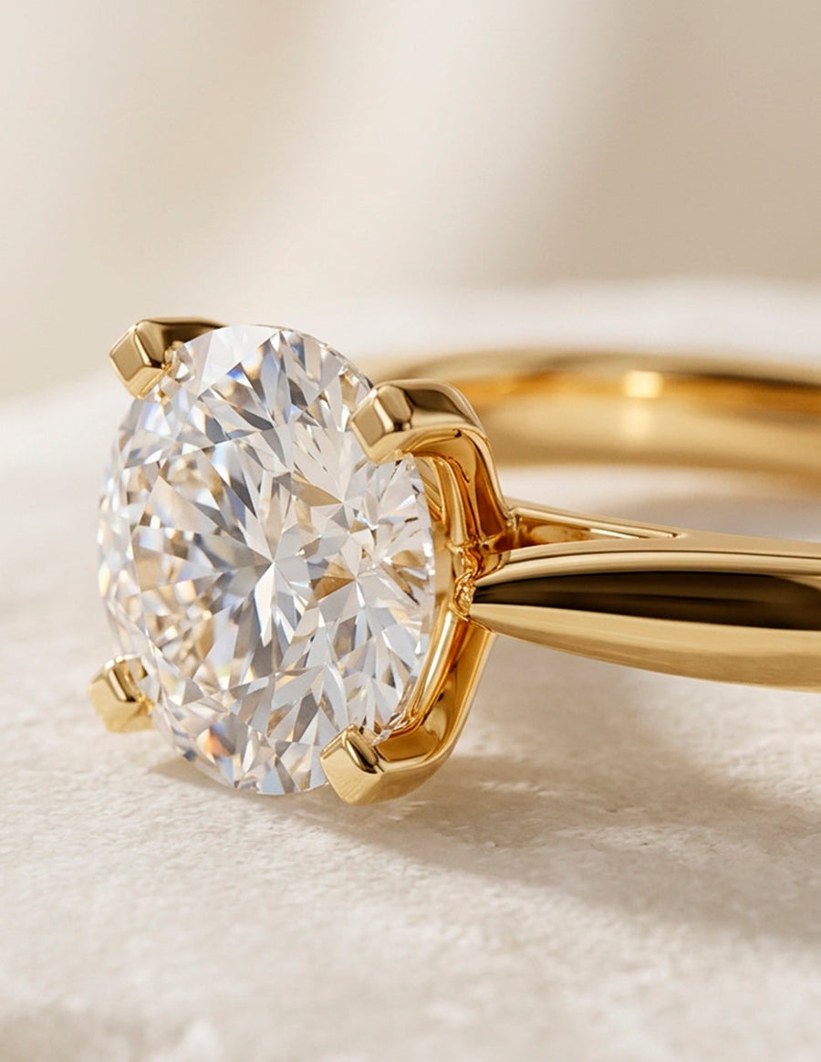 Anillo de Compromiso - solitario - AMORE13-RD-CZ