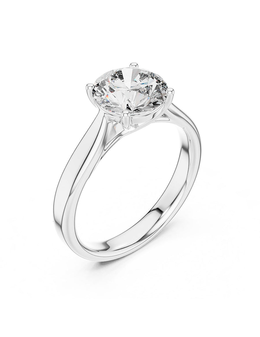 Anillo de Compromiso - solitario - AMORE14-RD-CZ