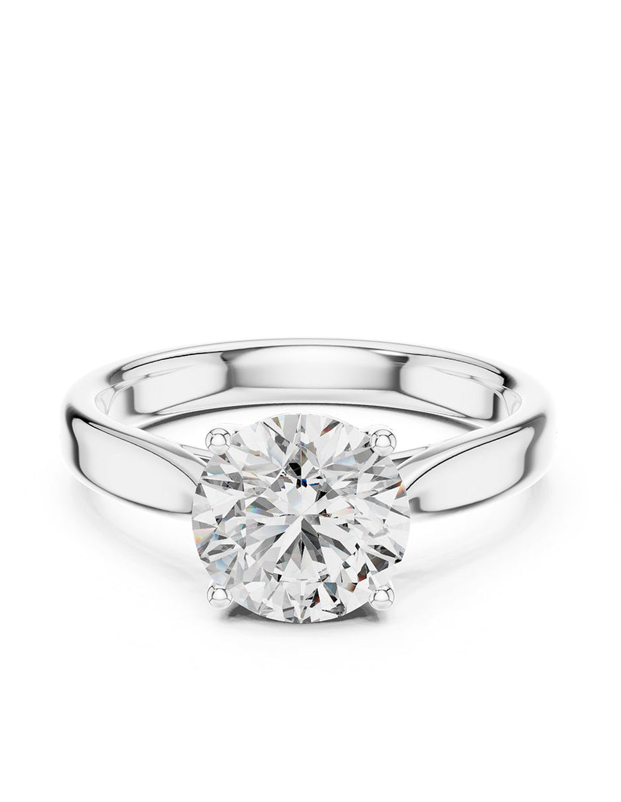 Anillo de Compromiso - solitario - AMORE14-RD-CZ