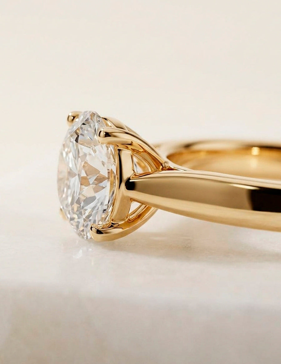 Anillo de Compromiso - solitario - AMORE14-RD-CZ