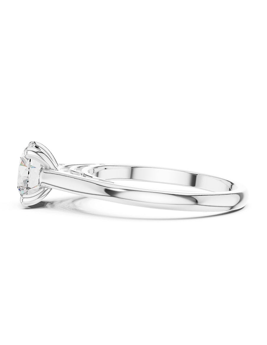Anillo de Compromiso - solitario - AMORE15-RD-CZ