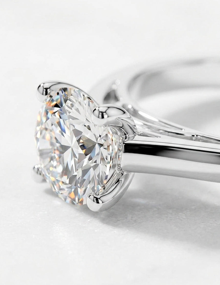 Anillo de Compromiso - solitario - AMORE15-RD-CZ