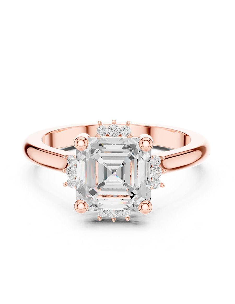 Montura para personalizar - piedras Laterales - AMORE150-AS