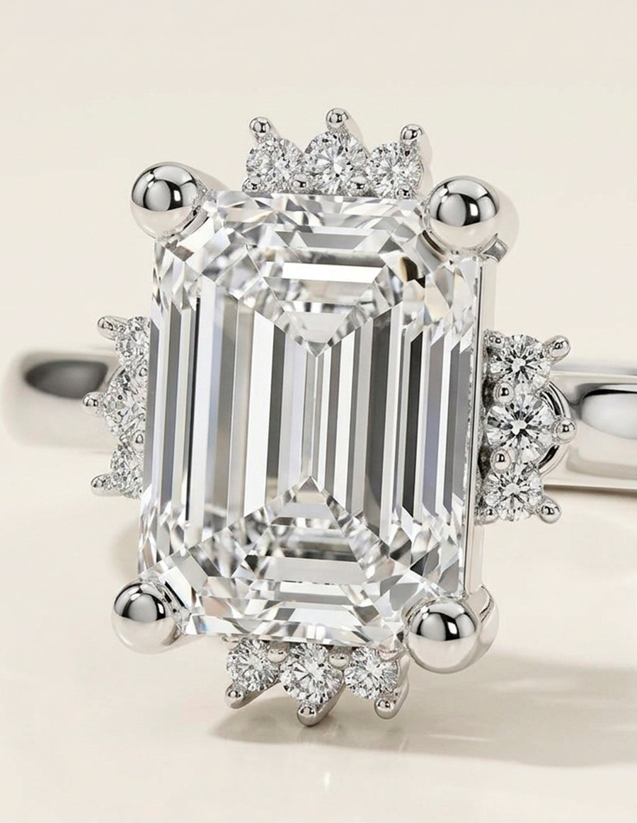 Montura para personalizar - piedras Laterales - AMORE150-EM