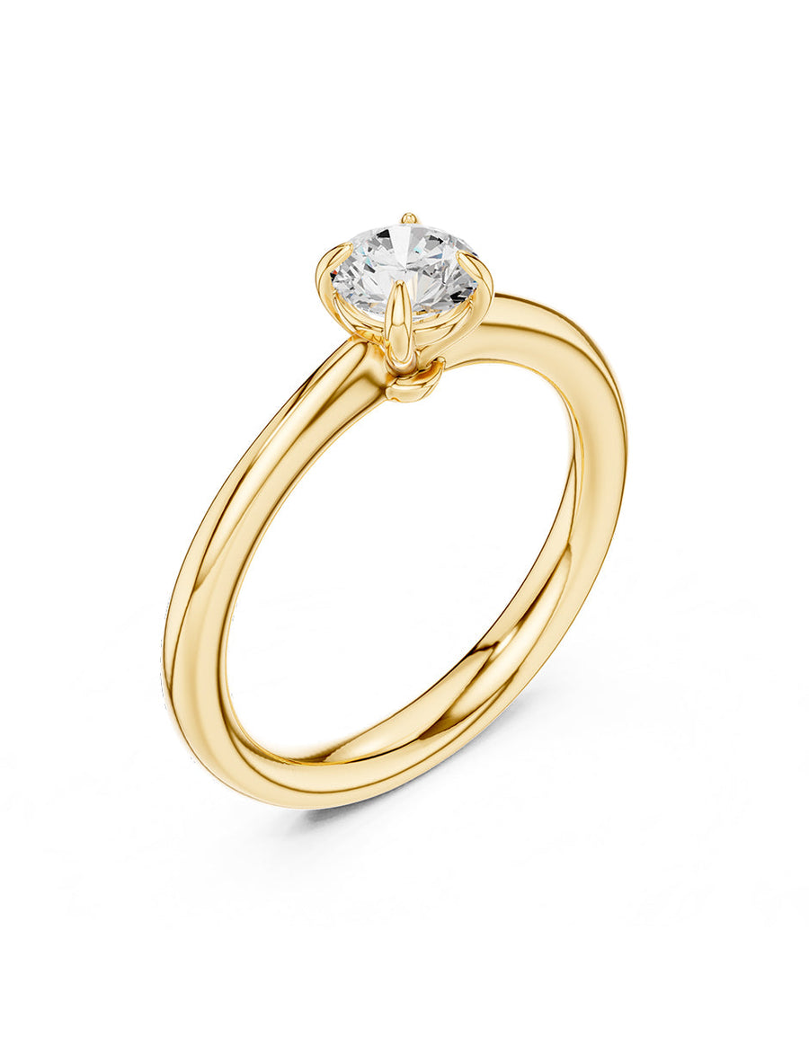 Anillo de Compromiso - solitario - AMORE16-RD-CZ