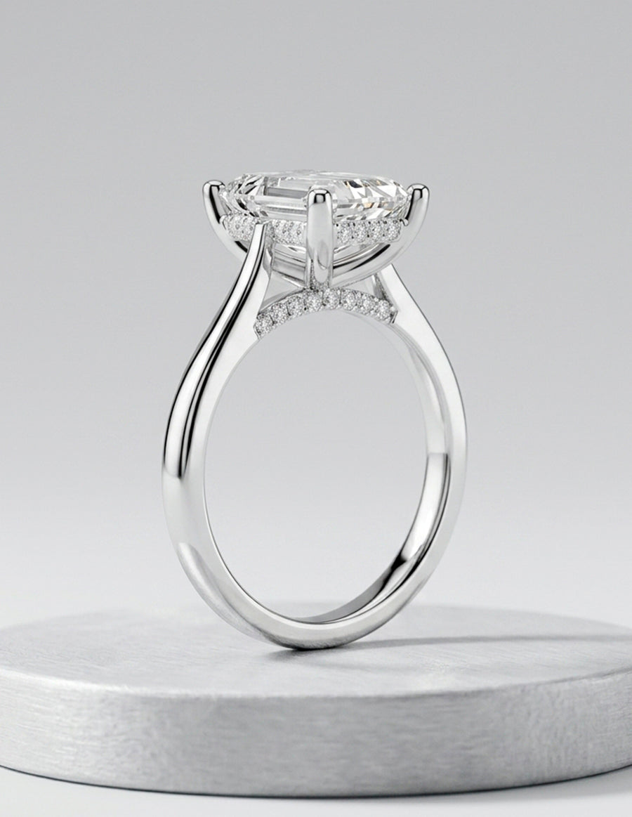 Montura para personalizar - piedras Laterales - AMORE160-EM