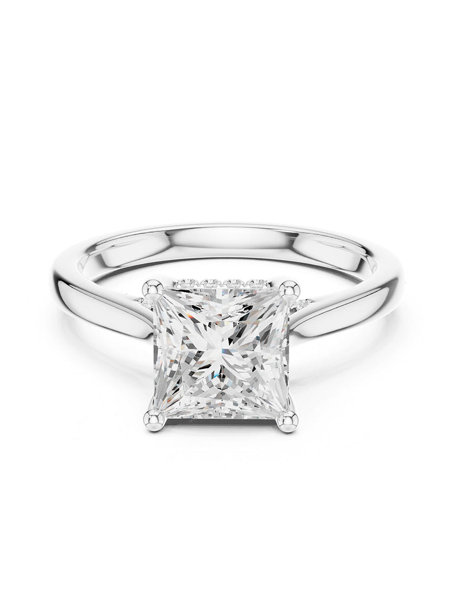 Montura para personalizar - piedras Laterales - AMORE160-PR